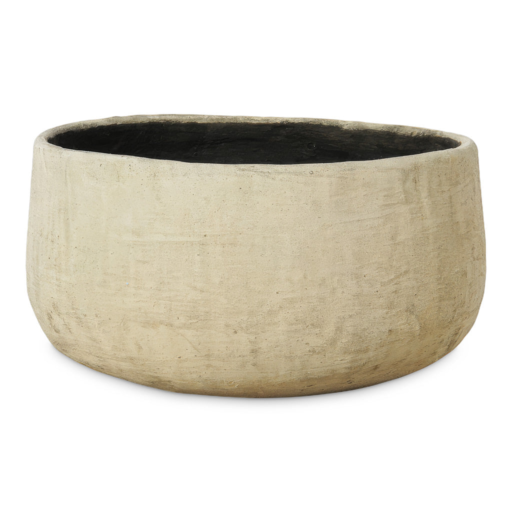 Aya Sabi Bowl Planter - Wabi Beige