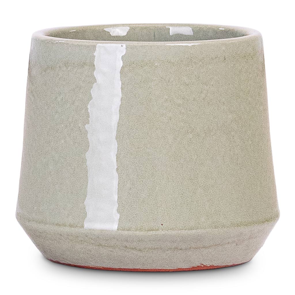 Common Plant Pot - Shiny Olive