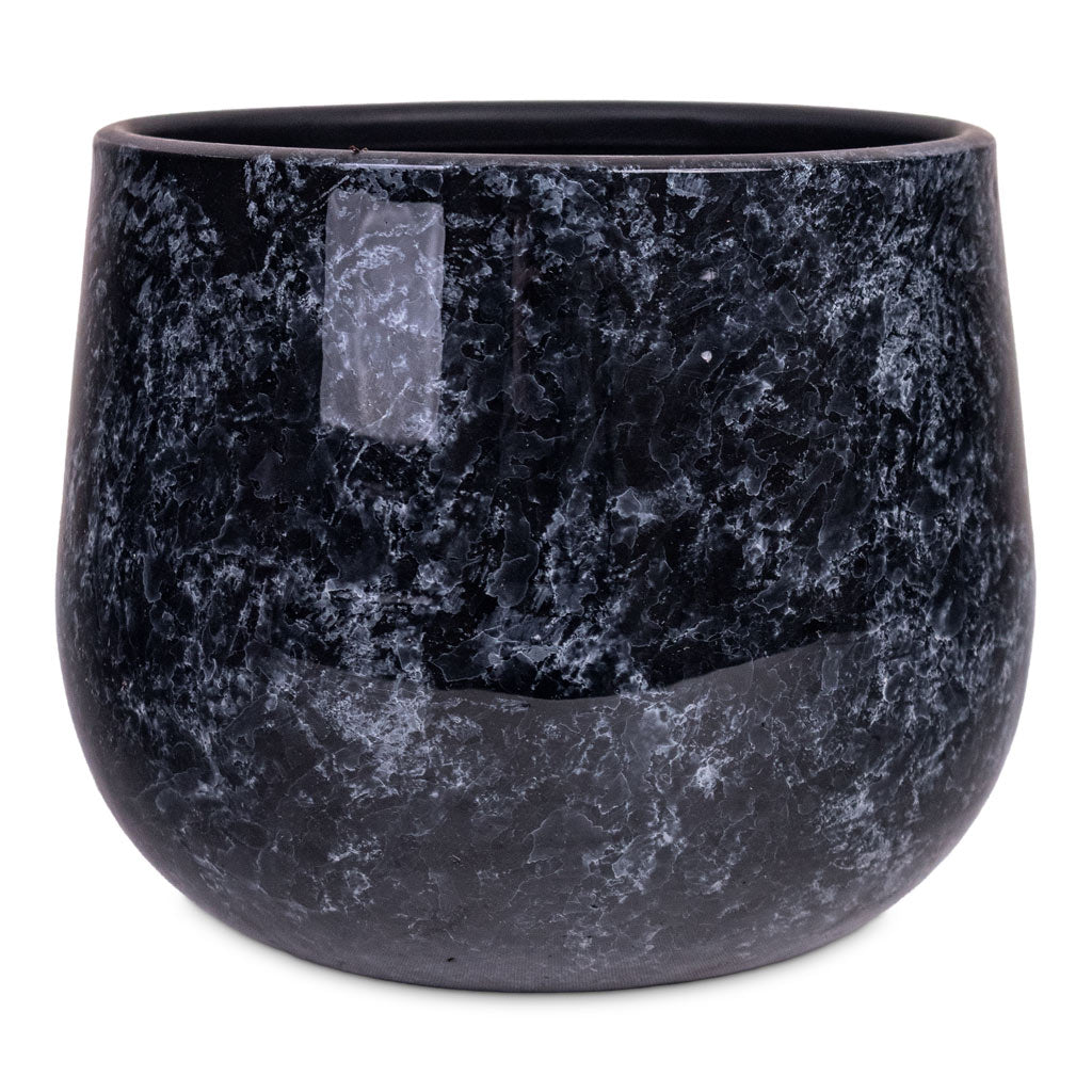 Emmie Metal Plant Pot - Mystic Blue