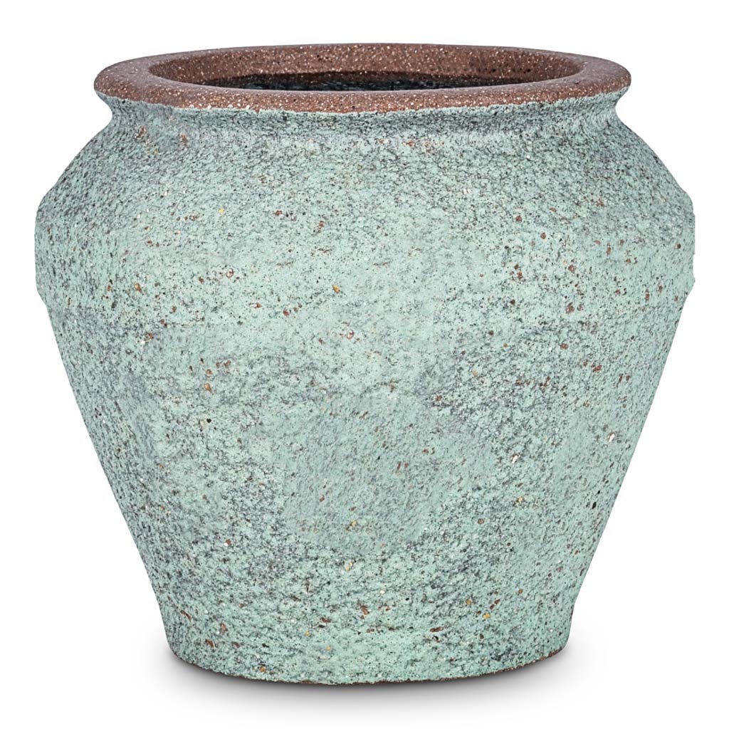 Eros Mediterranean Planter - Rustic Green