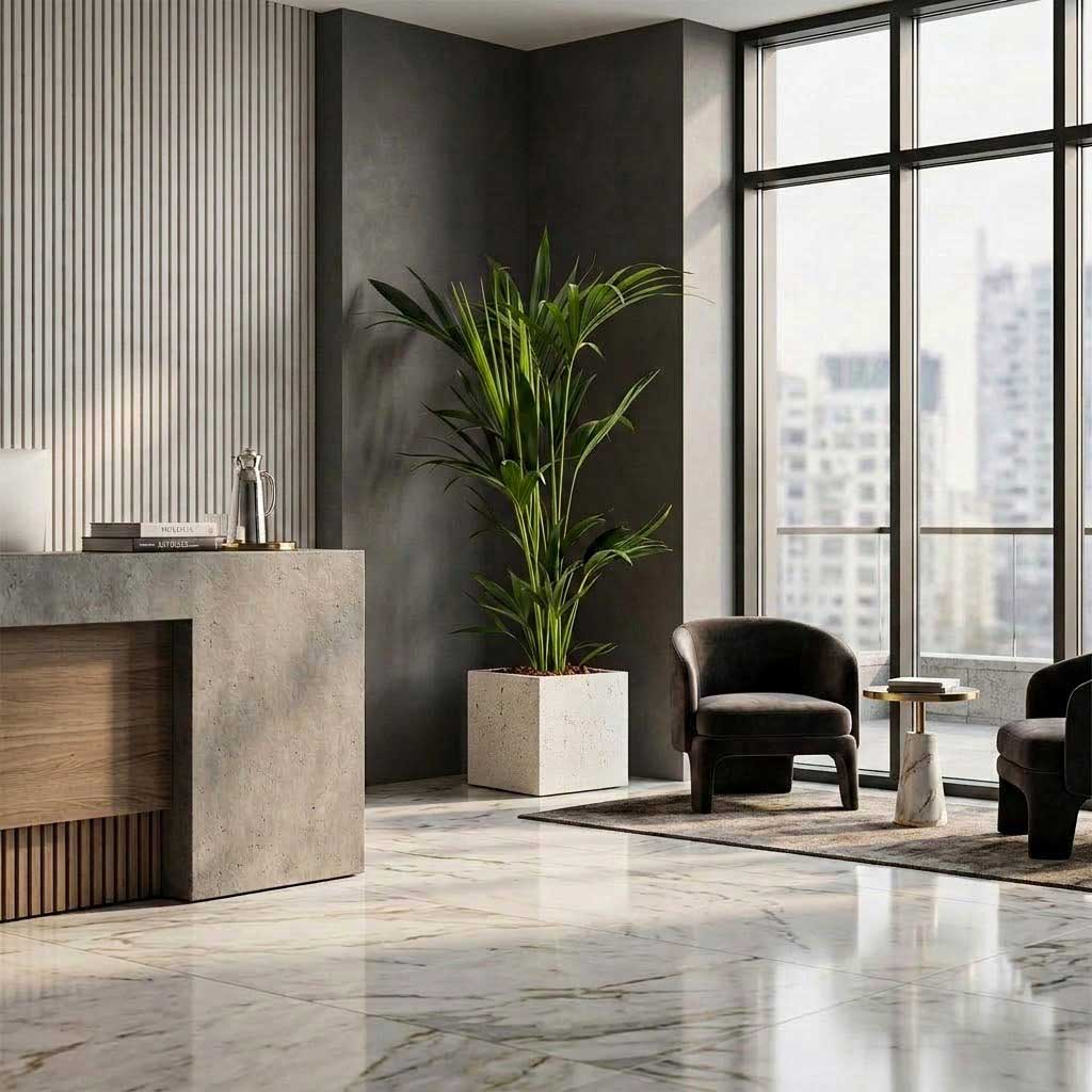 Grigio Cube Planter - XL Plant Display