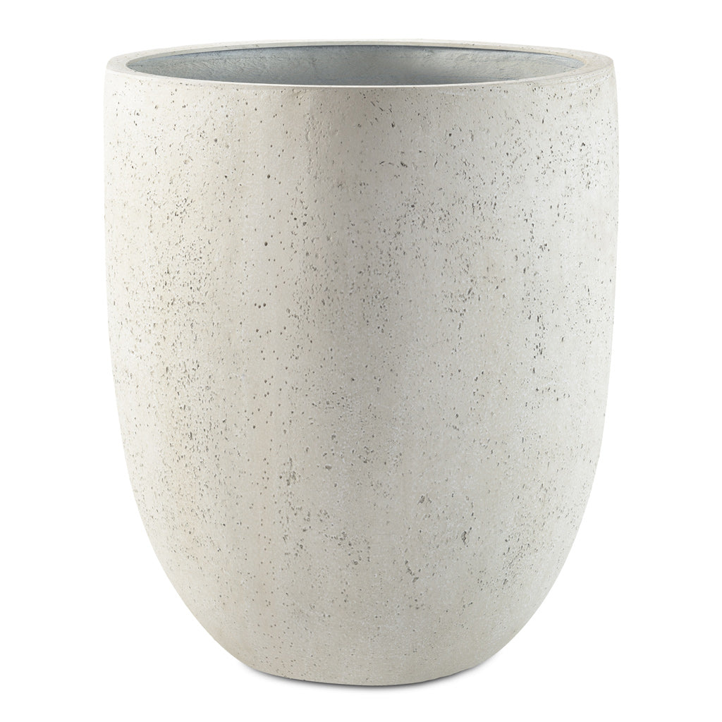 Grigio Tall Egg Pot - Large Plant Display