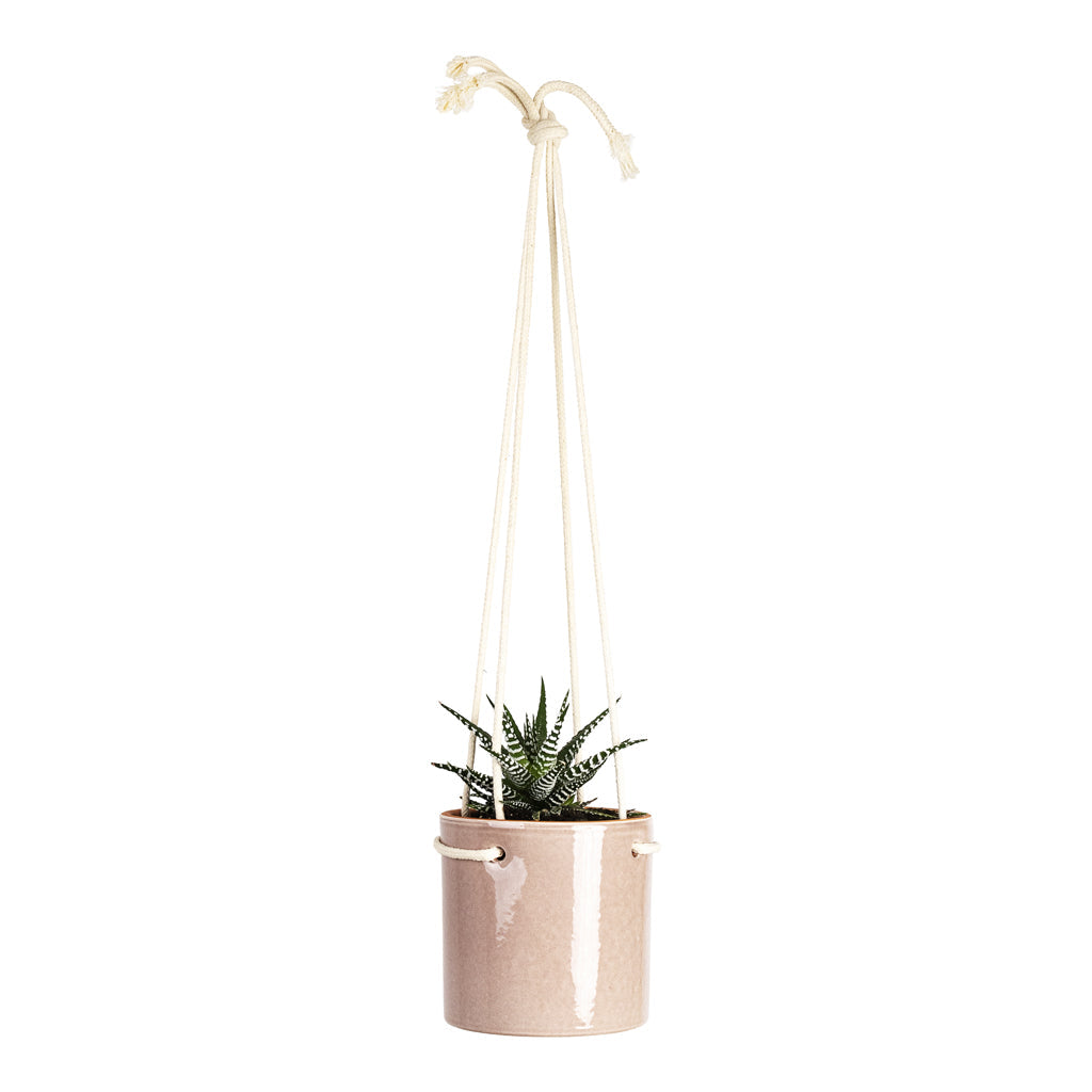 Kai Hanging Plant Pot - Blush