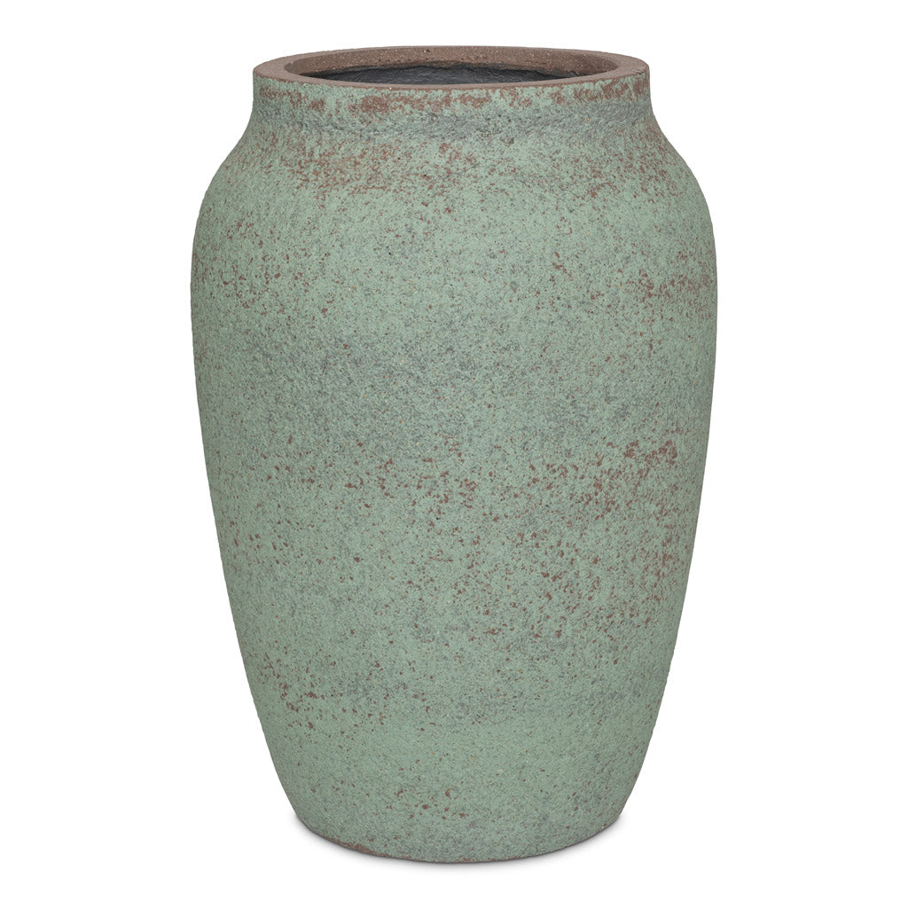 Hera Mediterranean Planter - Rustic Green