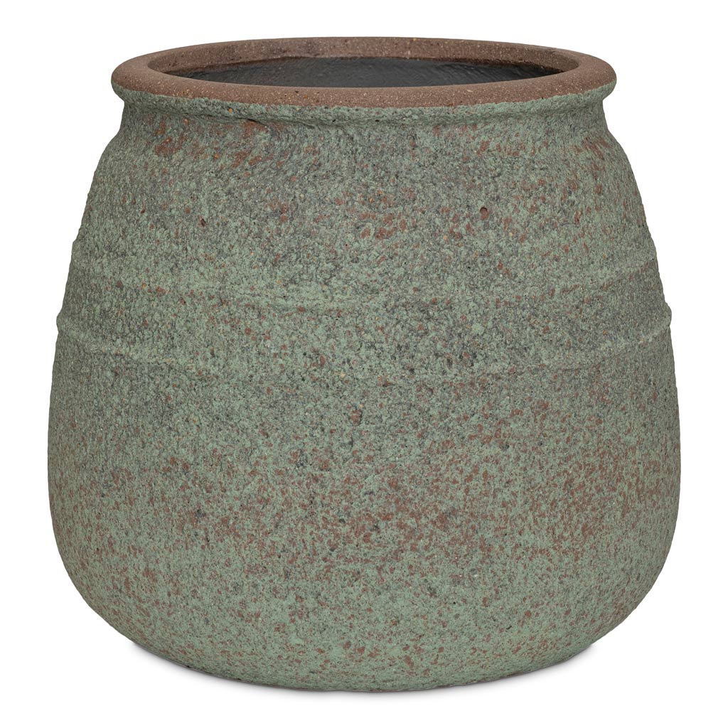 Hestia Mediterranean Planter - Rustic Green