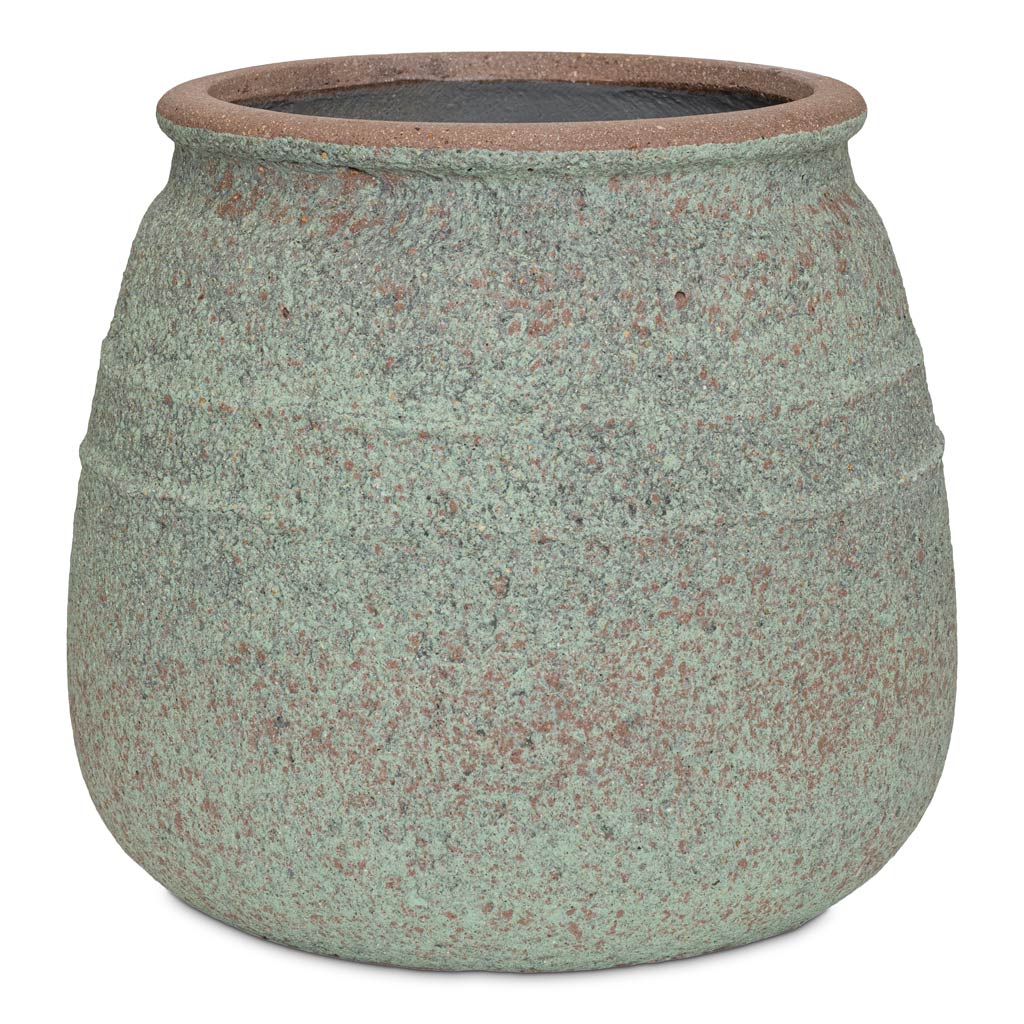 Hestia Mediterranean Planter - Rustic Green