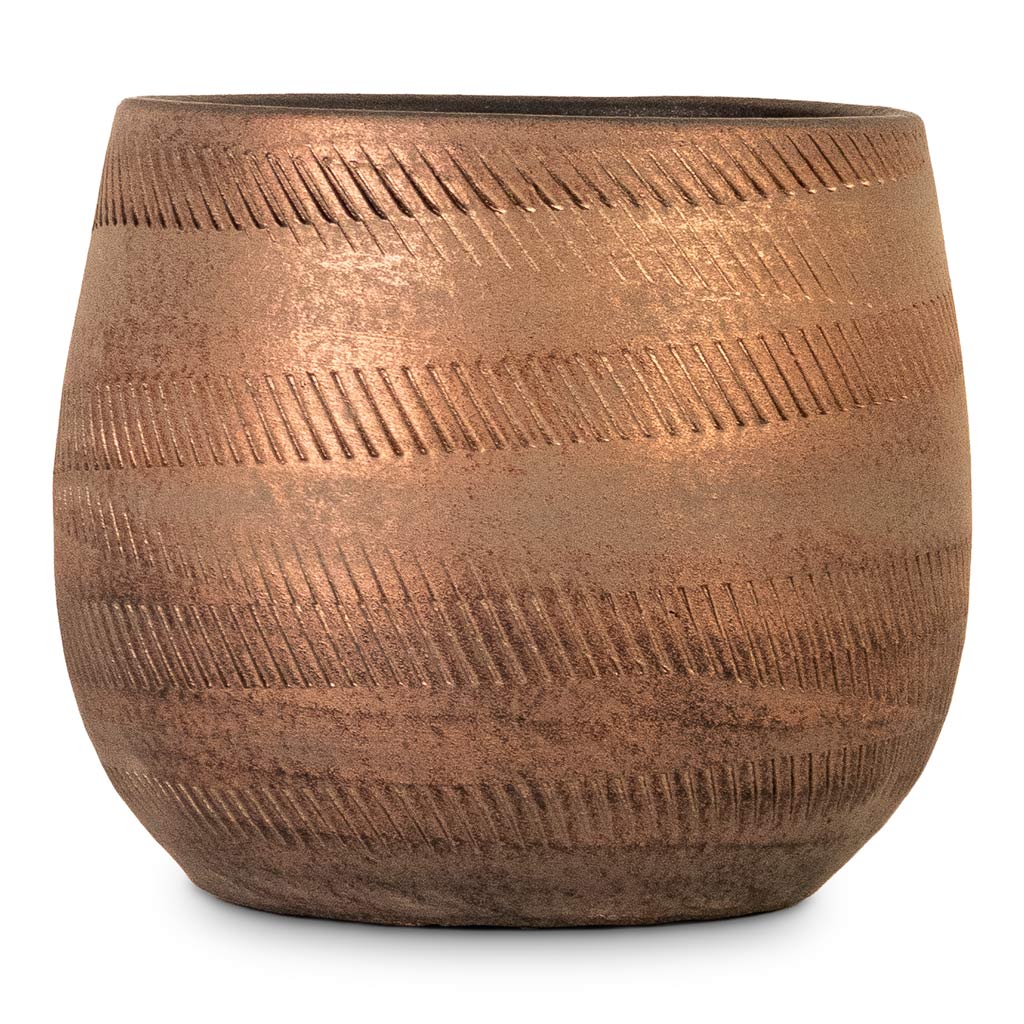 Joey Plant Pot - Shiny Copper
