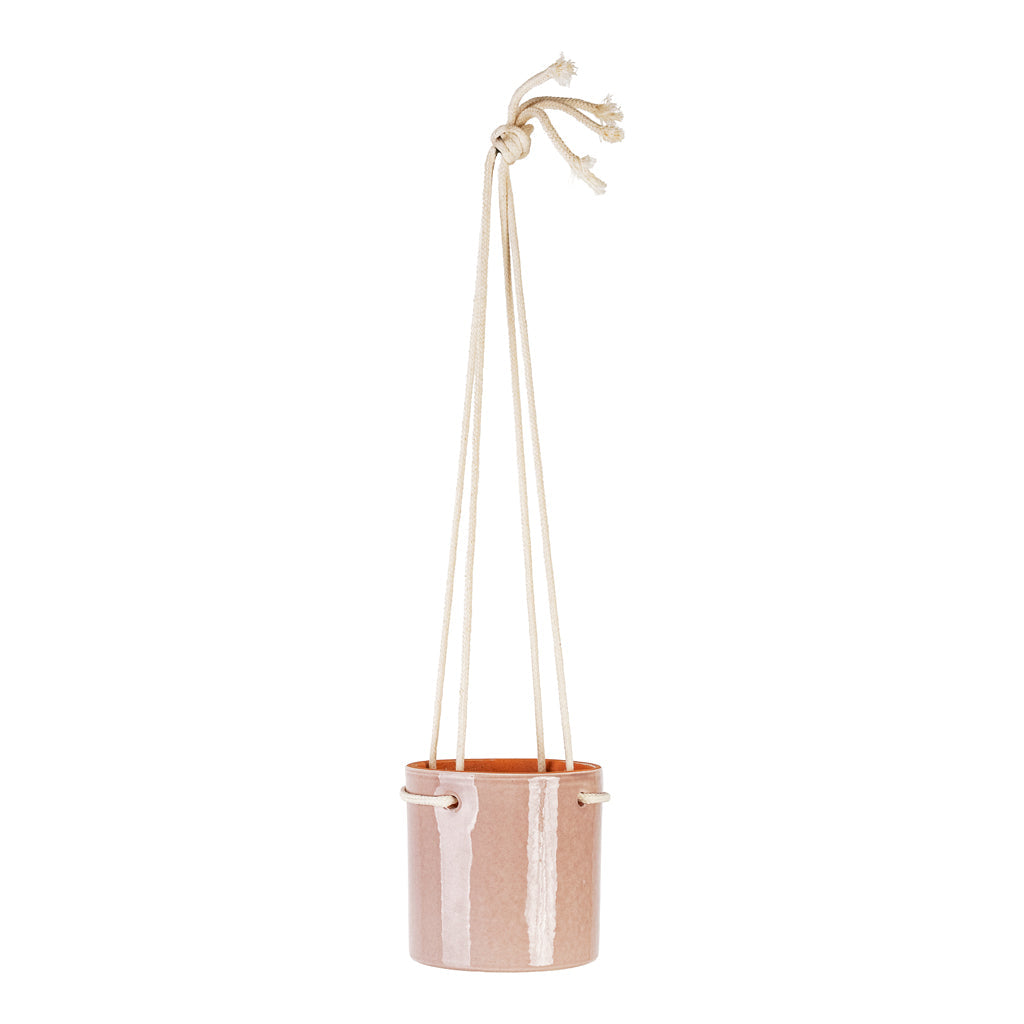 Kai Hanging Plant Pot - Blush