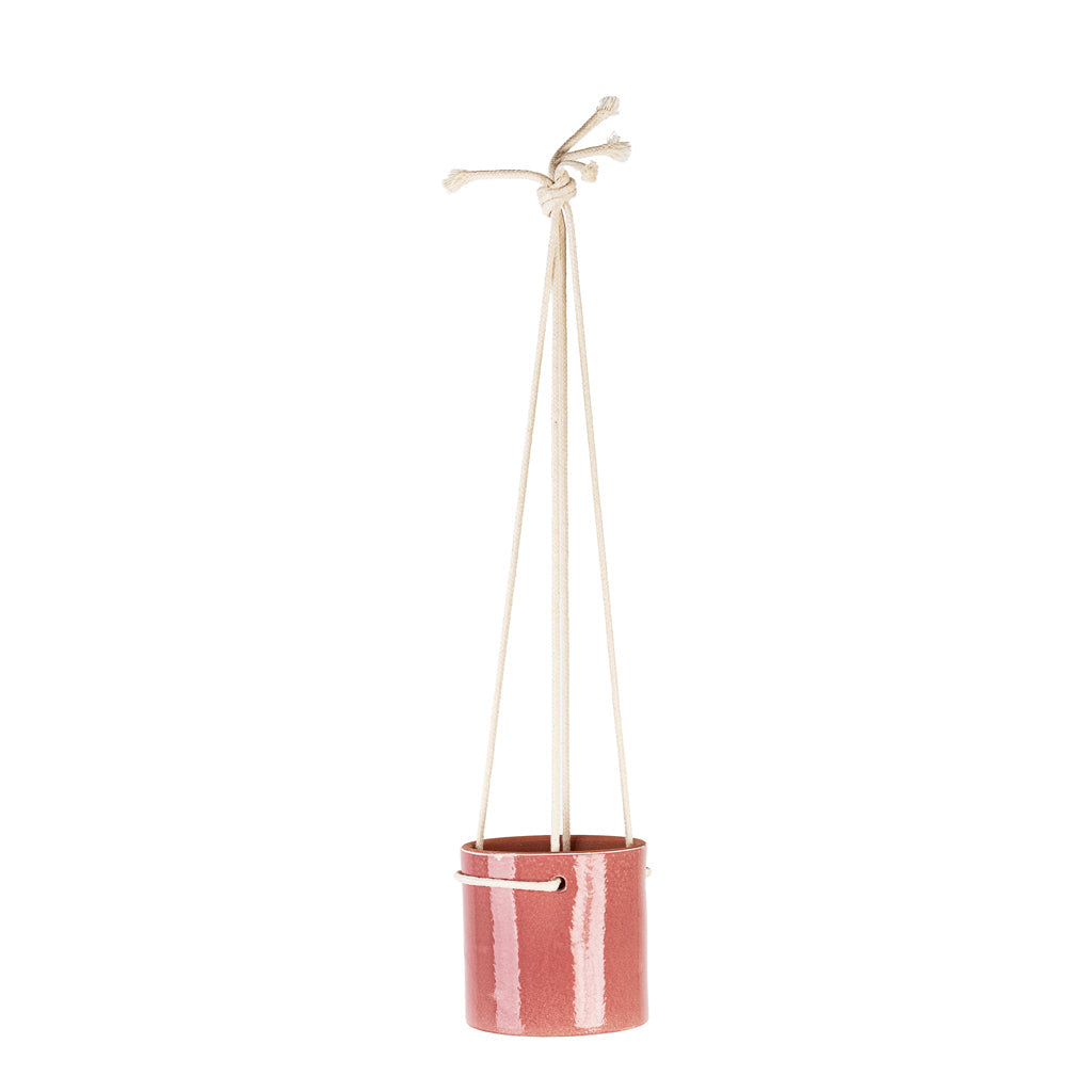 Kai Hanging Plant Pot - Cherry