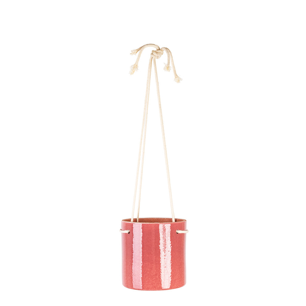 Kai Hanging Plant Pot - Cherry