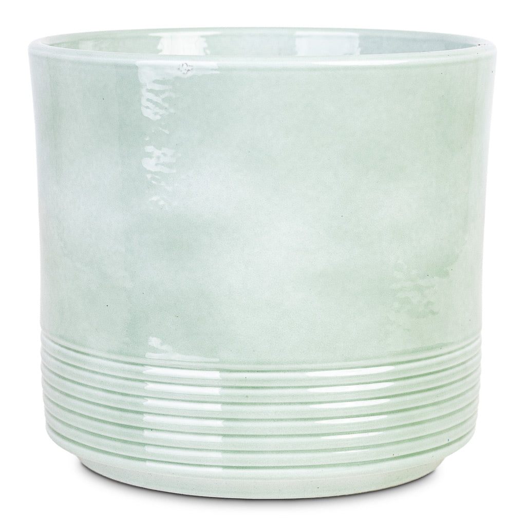 Munich Plant Pot - Green Gloss