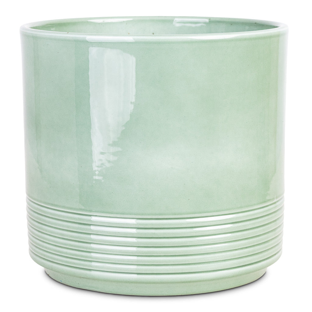 Munich Plant Pot - Green Gloss