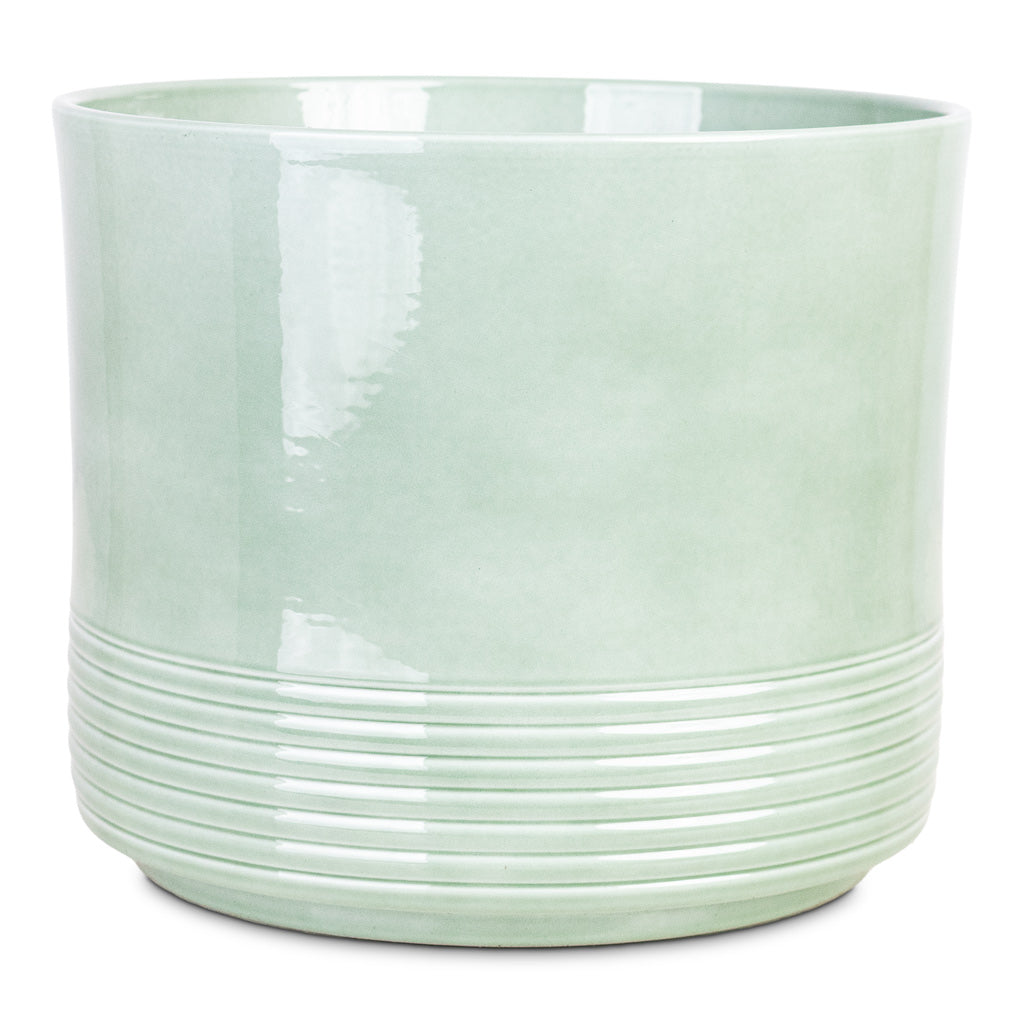 Munich Plant Pot - Green Gloss