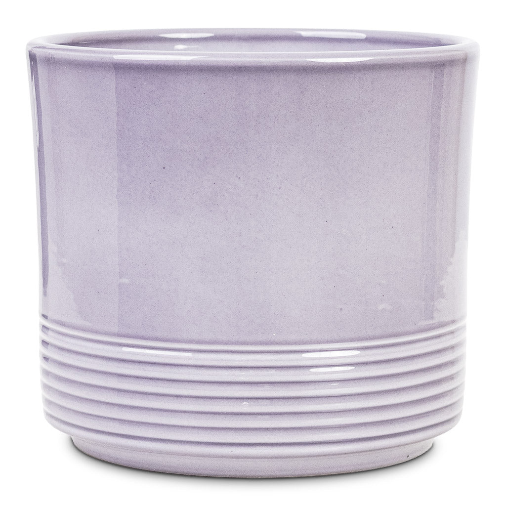 Munich Plant Pot - Grey Gloss