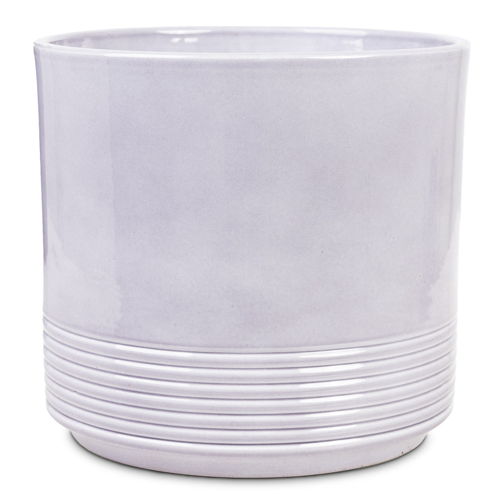 Munich Plant Pot - Grey Gloss