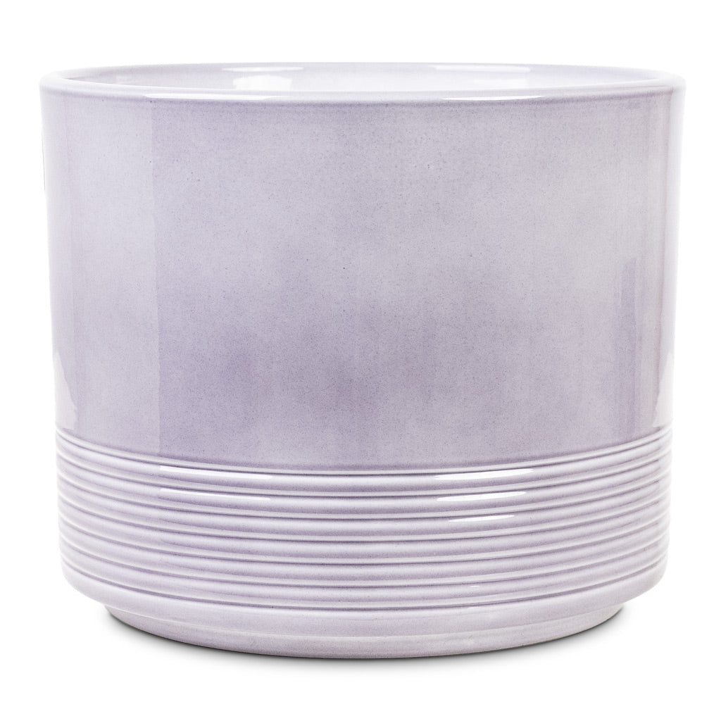 Munich Plant Pot - Grey Gloss