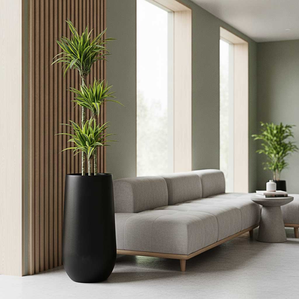 Nax Natural Tall Planter - XL Plant Display