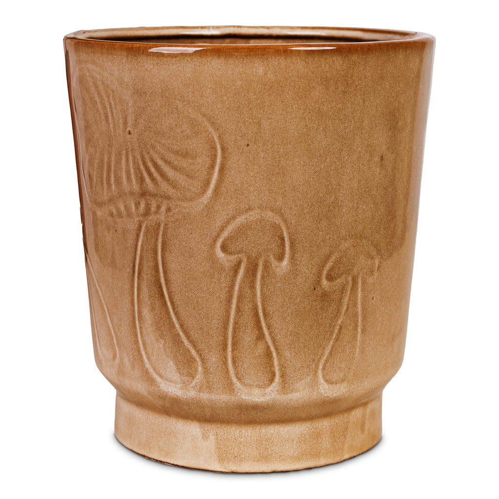 Porchini Glaze Pot - Toasted Caramel