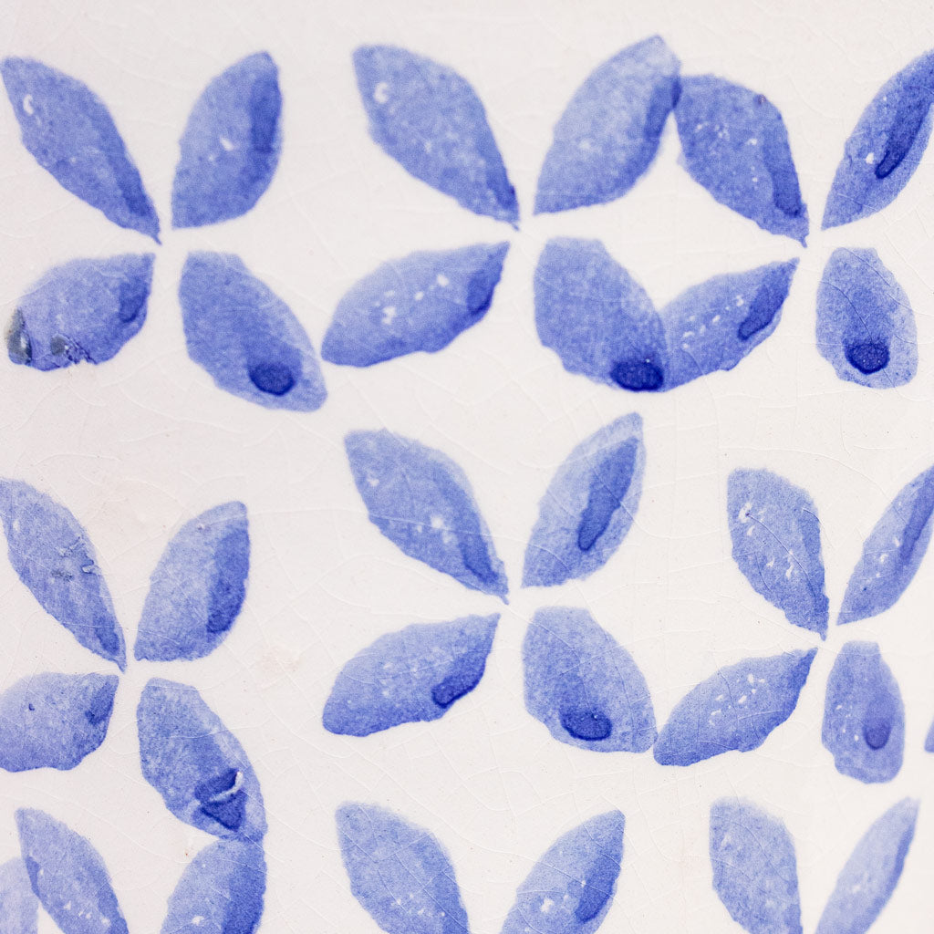 Porto Plant Pot - Blue Tile