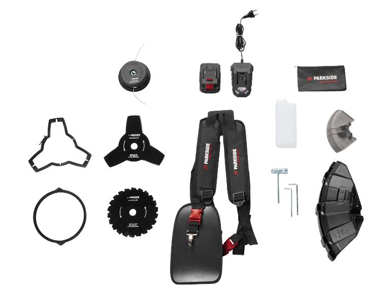 PARKSIDE PERFORMANCE® Benzin-Sense mit Elektrostart »PPBS 3 B2«, mit Akku und Ladegerät