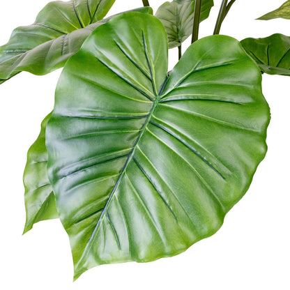 Alocasia Portodora - Upright Elephant Ear - Potted - Artificial