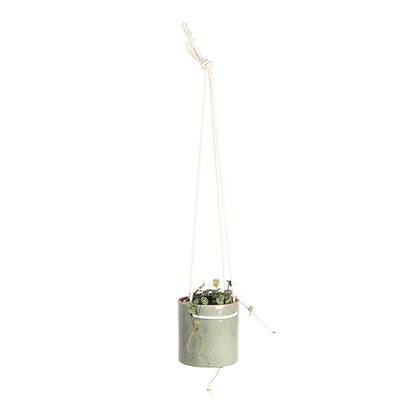 Kai Hanging Plant Pot - Mint