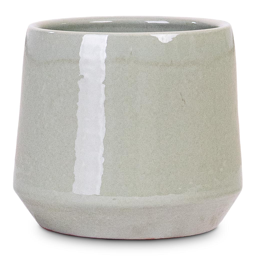 Common Plant Pot - Shiny Olive