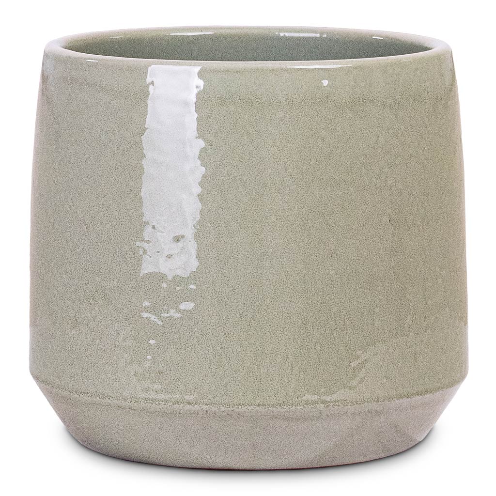 Common Plant Pot - Shiny Olive