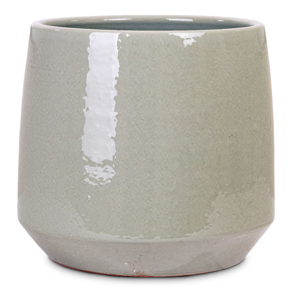 Common Plant Pot - Shiny Olive