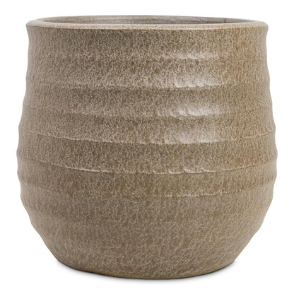 Devon Plant Pot - Beige Honeycomb
