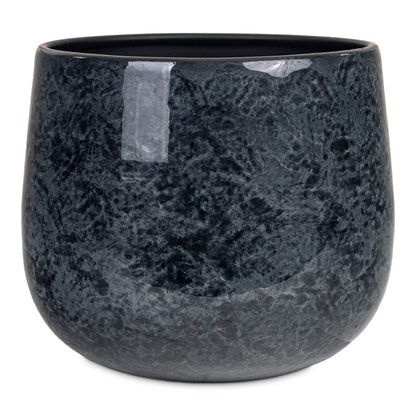 Emmie Metal Plant Pot - Mystic Blue