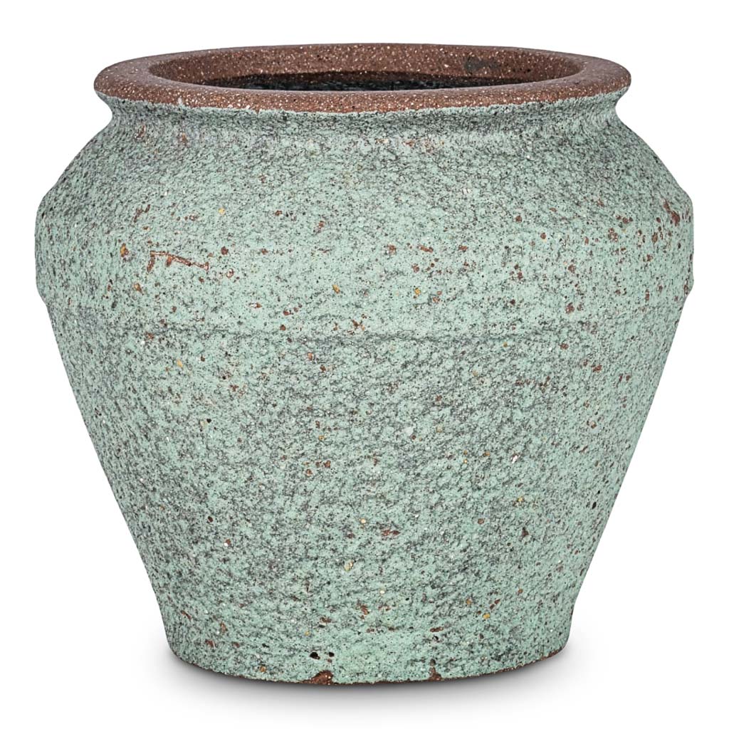 Eros Mediterranean Planter - Rustic Green
