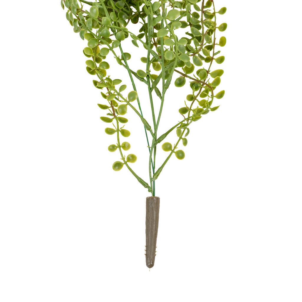 Ficus pumila Hanging Bush - Light Green -  Artificial