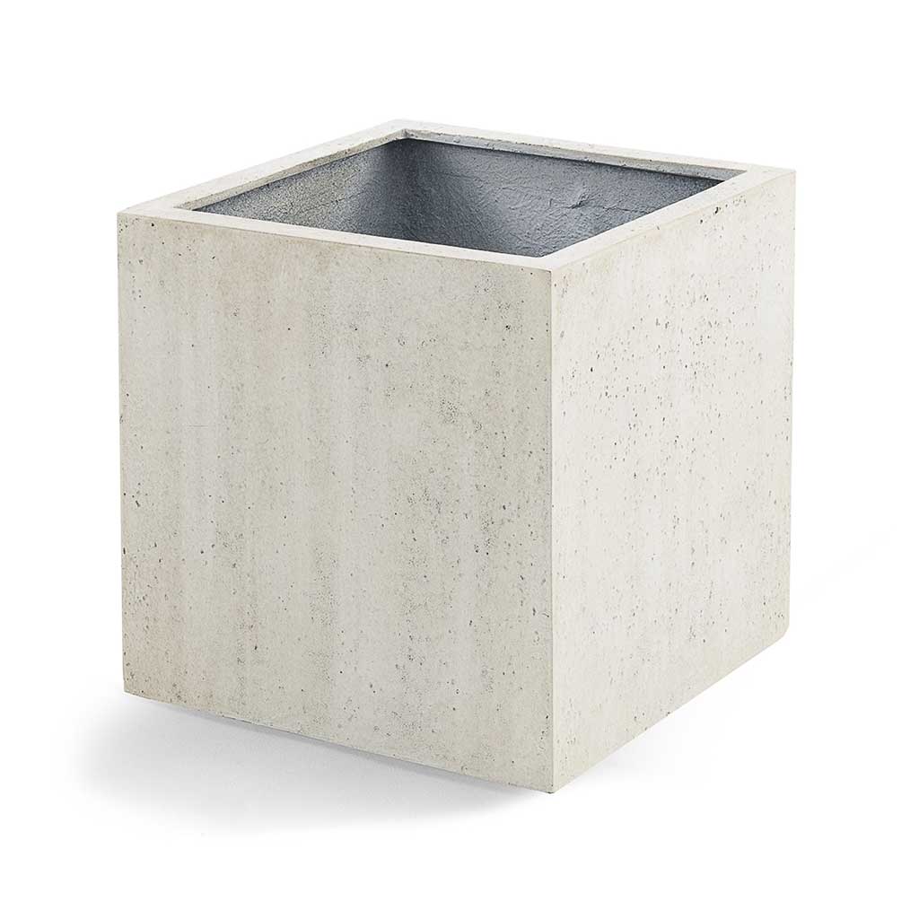 Grigio Cube Planter  - Large Plant Display