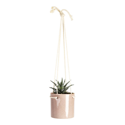 Kai Hanging Plant Pot - Blush