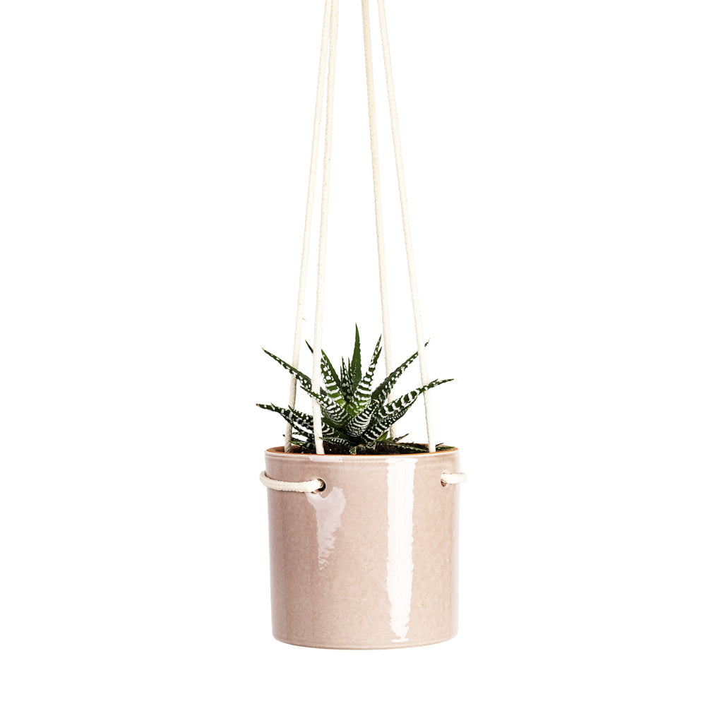 Kai Hanging Plant Pot - Blush