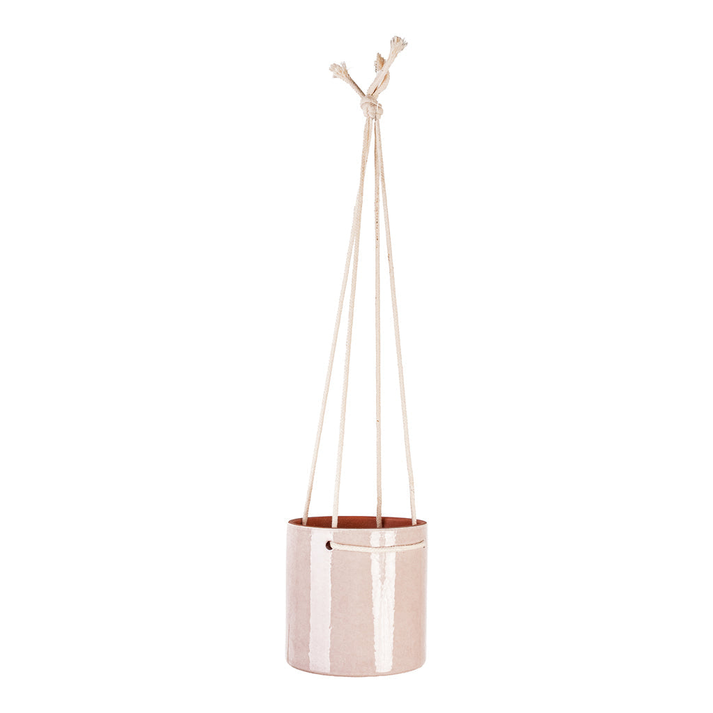 Kai Hanging Plant Pot - Blush