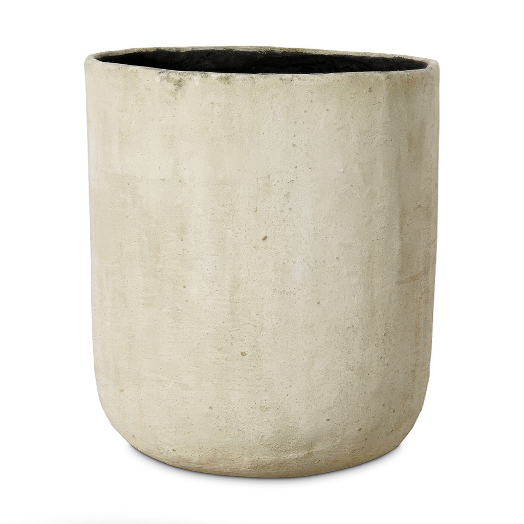 Madoka Sabi Cylinder Planter - Wabi Beige