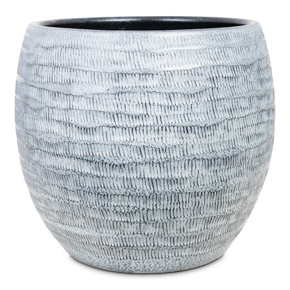 Manuel Plant Pot - Shiny Grey