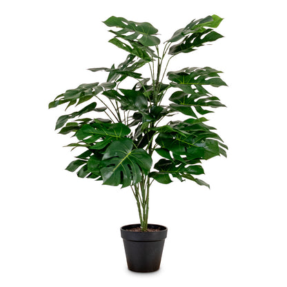 Monstera - Bushy Swiss Cheese Plant - Potted - Artificial