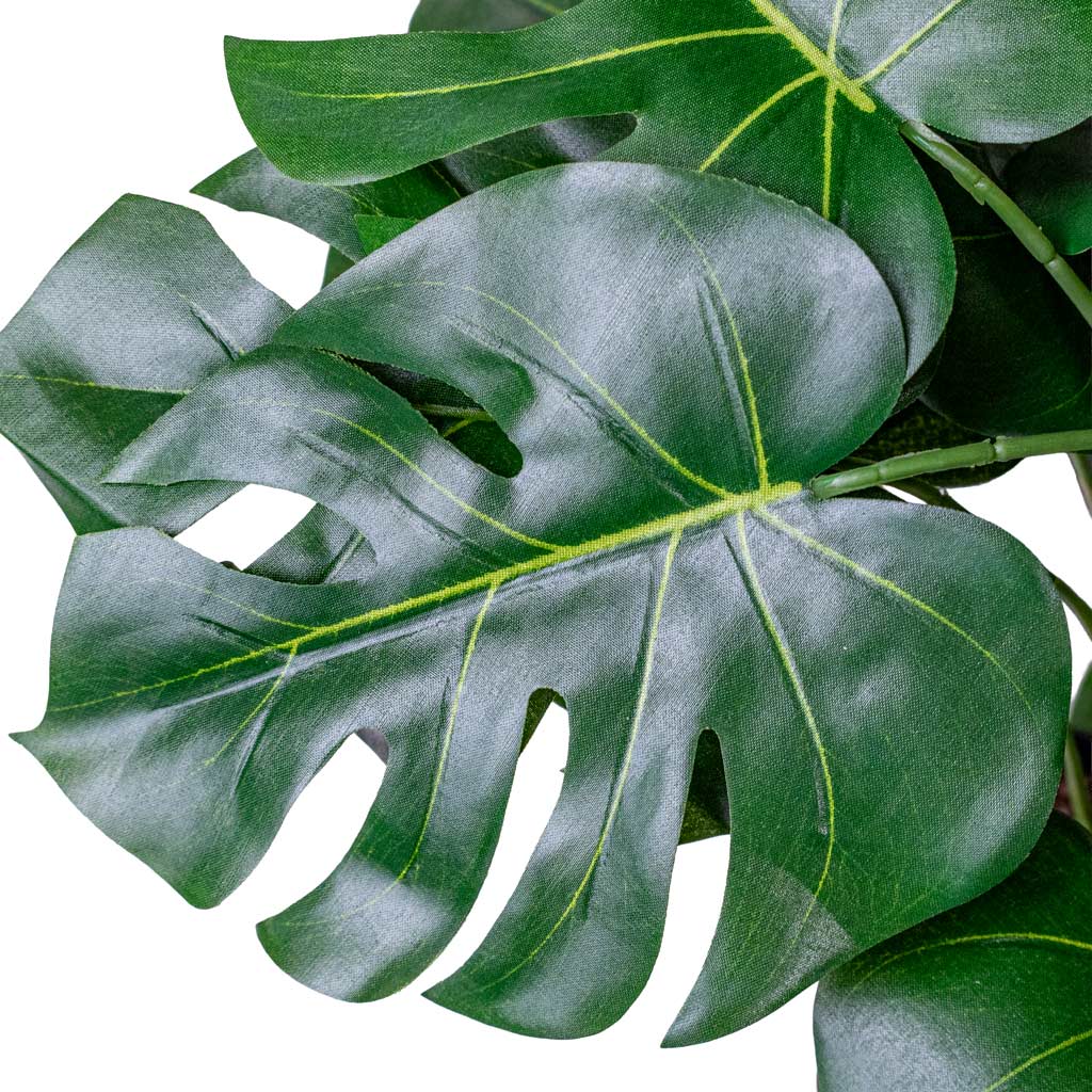 Monstera - Bushy Swiss Cheese Plant - Potted - Artificial