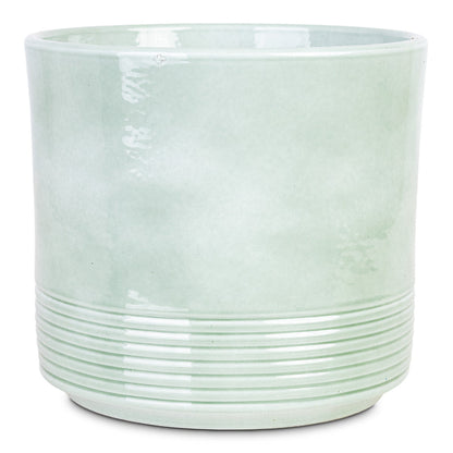 Munich Plant Pot - Green Gloss