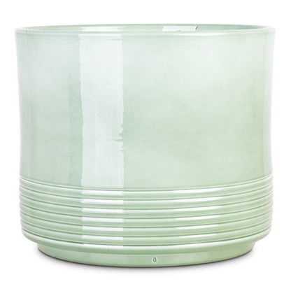 Munich Plant Pot - Green Gloss