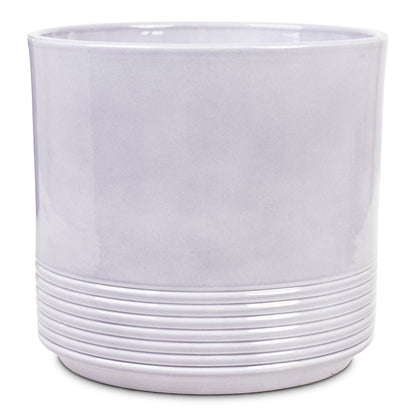 Munich Plant Pot - Grey Gloss