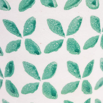 Porto Plant Pot - Green Tile