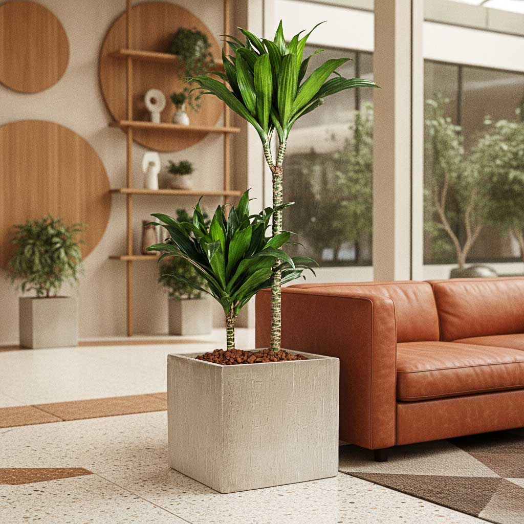 Raindrop Cube Planter - Large Plant Display